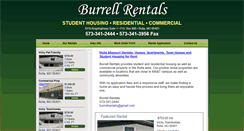 Desktop Screenshot of burrellrentalsrolla.com